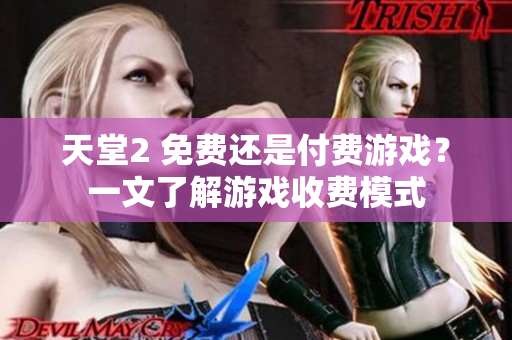 天堂2 免費(fèi)還是付費(fèi)游戲？一文了解游戲收費(fèi)模式