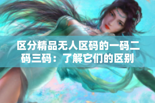 區(qū)分精品無人區(qū)碼的一碼二碼三碼：了解它們的區(qū)別