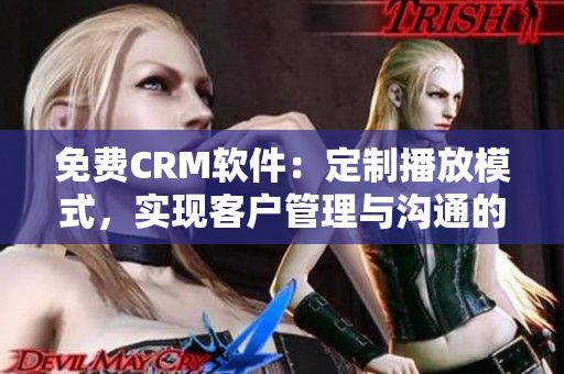 免費CRM軟件：定制播放模式，實現(xiàn)客戶管理與溝通的完美融合