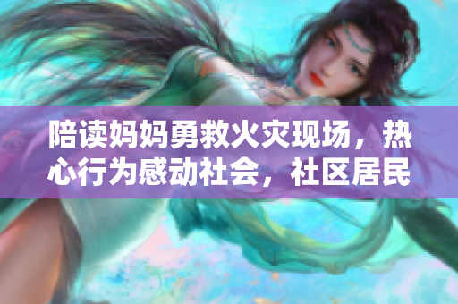 陪讀媽媽勇救火災(zāi)現(xiàn)場，熱心行為感動社會，社區(qū)居民共同表揚