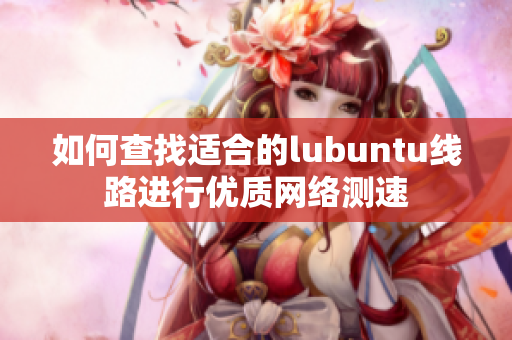 如何查找適合的lubuntu線路進(jìn)行優(yōu)質(zhì)網(wǎng)絡(luò)測速
