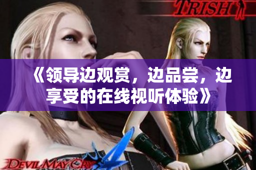《領(lǐng)導(dǎo)邊觀賞，邊品嘗，邊享受的在線視聽體驗》