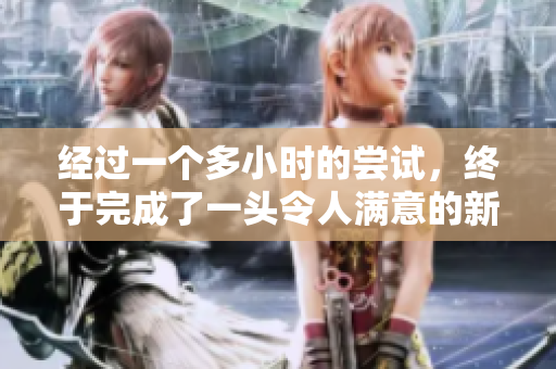 經(jīng)過一個多小時的嘗試，終于完成了一頭令人滿意的新發(fā)型