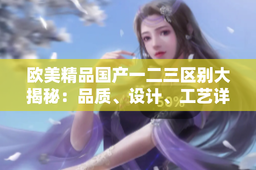 歐美精品國產一二三區(qū)別大揭秘：品質、設計、工藝詳細對比