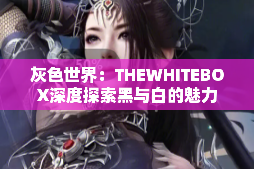 灰色世界：THEWHITEBOX深度探索黑與白的魅力