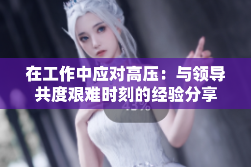 在工作中應對高壓：與領導共度艱難時刻的經(jīng)驗分享