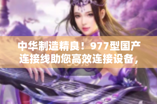 中華制造精良！977型國產(chǎn)連接線助您高效連接設(shè)備，打造穩(wěn)定網(wǎng)絡(luò)通訊