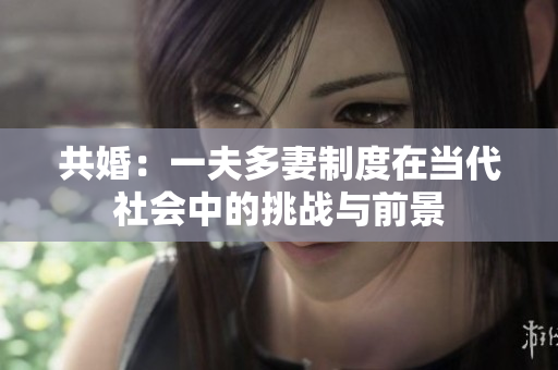 共婚：一夫多妻制度在當(dāng)代社會(huì)中的挑戰(zhàn)與前景