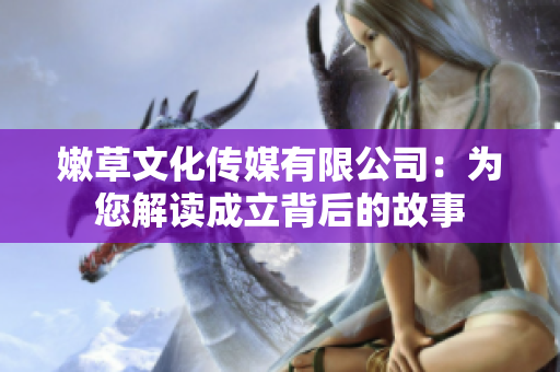 嫩草文化傳媒有限公司：為您解讀成立背后的故事