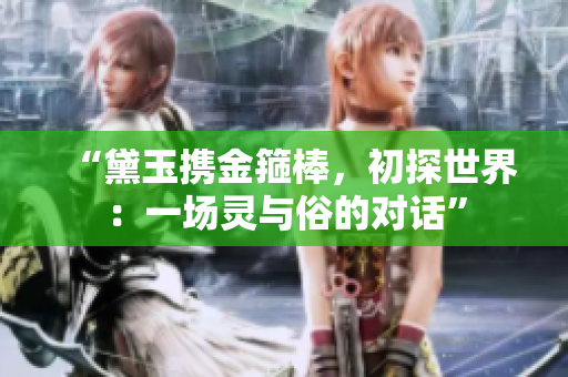 “黛玉攜金箍棒，初探世界：一場(chǎng)靈與俗的對(duì)話”