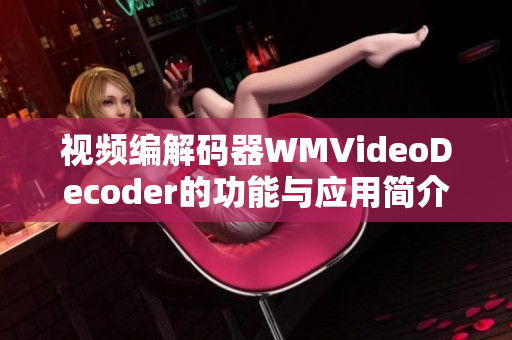 視頻編解碼器WMVideoDecoder的功能與應(yīng)用簡介