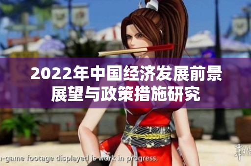 2022年中國經(jīng)濟發(fā)展前景展望與政策措施研究