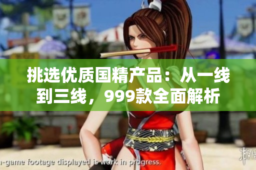 挑選優(yōu)質(zhì)國精產(chǎn)品：從一線到三線，999款全面解析