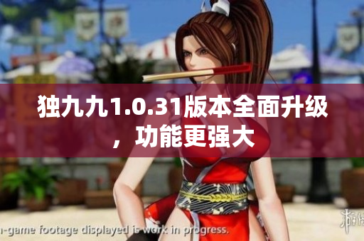 獨九九1.0.31版本全面升級，功能更強大