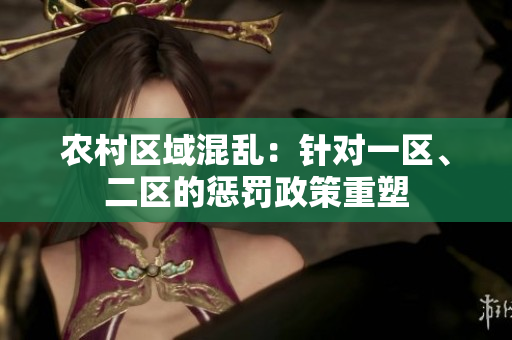 農(nóng)村區(qū)域混亂：針對(duì)一區(qū)、二區(qū)的懲罰政策重塑