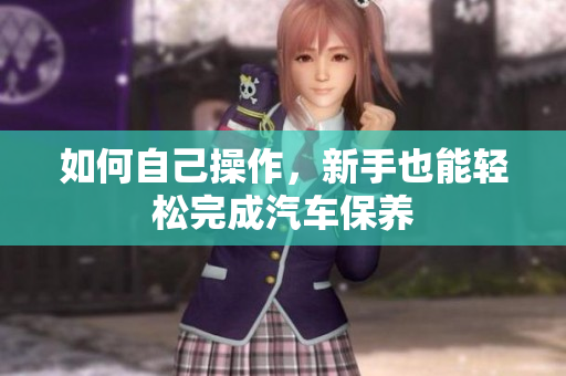 如何自己操作，新手也能輕松完成汽車保養(yǎng)
