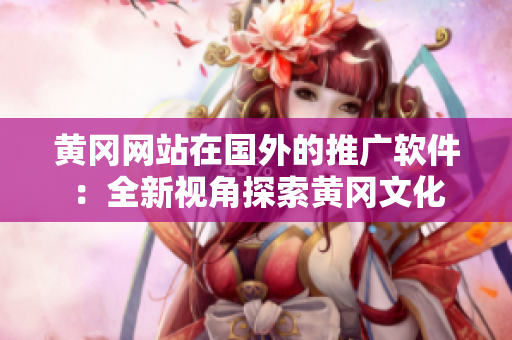 黃岡網(wǎng)站在國外的推廣軟件：全新視角探索黃岡文化