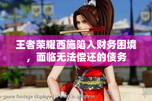 王者榮耀西施陷入財(cái)務(wù)困境，面臨無(wú)法償還的債務(wù)