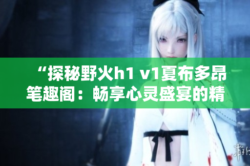 “探秘野火h1 v1夏布多昂筆趣閣：暢享心靈盛宴的精彩之旅”