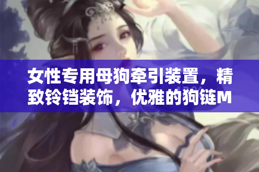 女性專用母狗牽引裝置，精致鈴鐺裝飾，優(yōu)雅的狗鏈M項圈