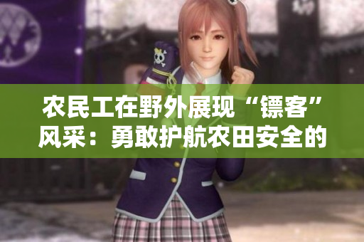 農(nóng)民工在野外展現(xiàn)“鏢客”風(fēng)采：勇敢護(hù)航農(nóng)田安全的英雄故事