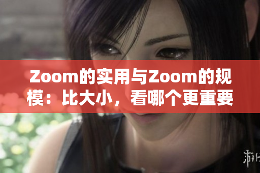 Zoom的實用與Zoom的規(guī)模：比大小，看哪個更重要