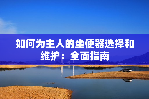 如何為主人的坐便器選擇和維護(hù)：全面指南