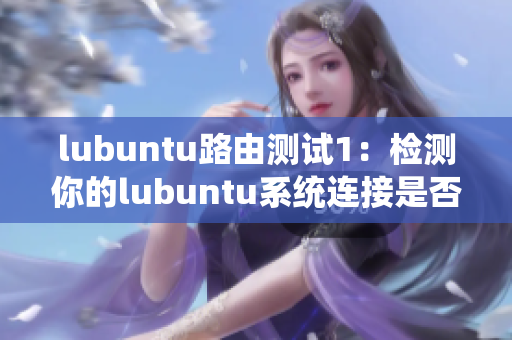 lubuntu路由測(cè)試1：檢測(cè)你的lubuntu系統(tǒng)連接是否準(zhǔn)確