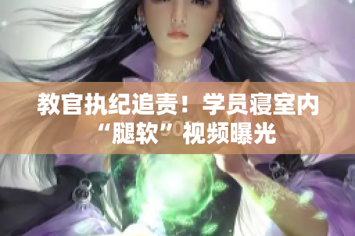 教官執(zhí)紀追責！學員寢室內“腿軟”視頻曝光