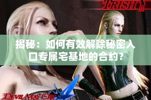 揭秘：如何有效解除秘密入口專屬宅基地的合約？