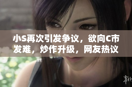 小S再次引發(fā)爭議，欲向C市發(fā)難，炒作升級，網(wǎng)友熱議
