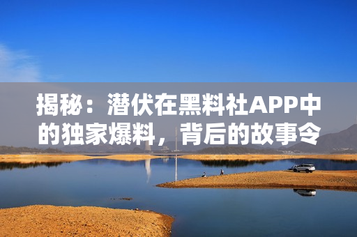 揭秘：潛伏在黑料社APP中的獨(dú)家爆料，背后的故事令人驚訝！