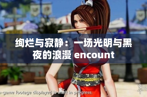絢爛與寂靜：一場(chǎng)光明與黑夜的浪漫 encount