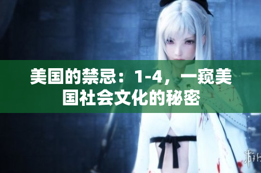 美國的禁忌：1-4，一窺美國社會文化的秘密