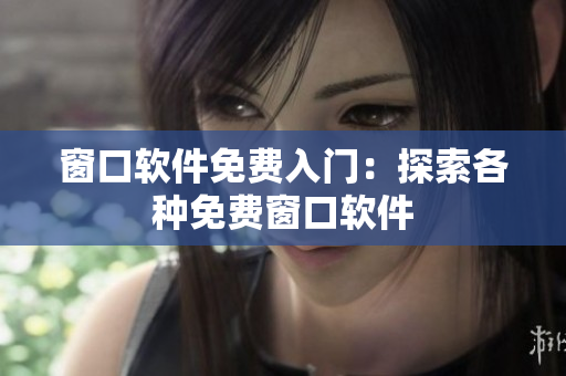 窗口軟件免費入門：探索各種免費窗口軟件