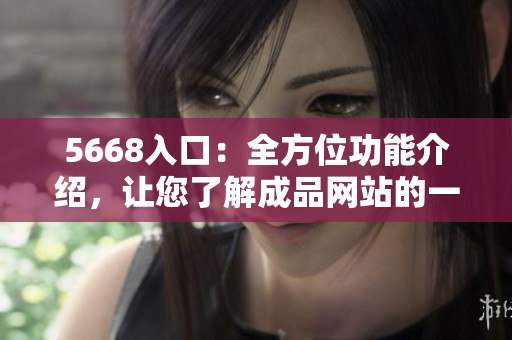5668入口：全方位功能介紹，讓您了解成品網(wǎng)站的一切