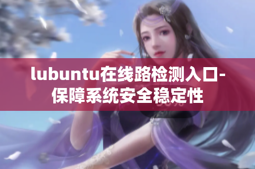 lubuntu在線路檢測入口-保障系統(tǒng)安全穩(wěn)定性
