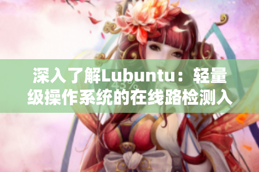 深入了解Lubuntu：輕量級(jí)操作系統(tǒng)的在線路檢測(cè)入口