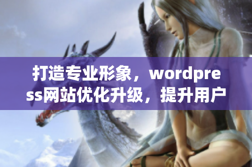 打造專業(yè)形象，wordpress網站優(yōu)化升級，提升用戶體驗