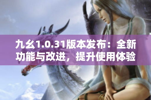 九幺1.0.31版本發(fā)布：全新功能與改進(jìn)，提升使用體驗(yàn)