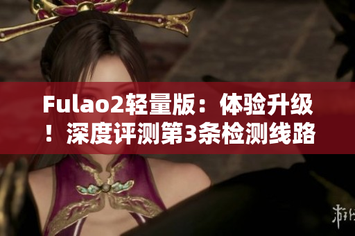 Fulao2輕量版：體驗升級！深度評測第3條檢測線路